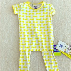 Kickee pants toddler pajama set